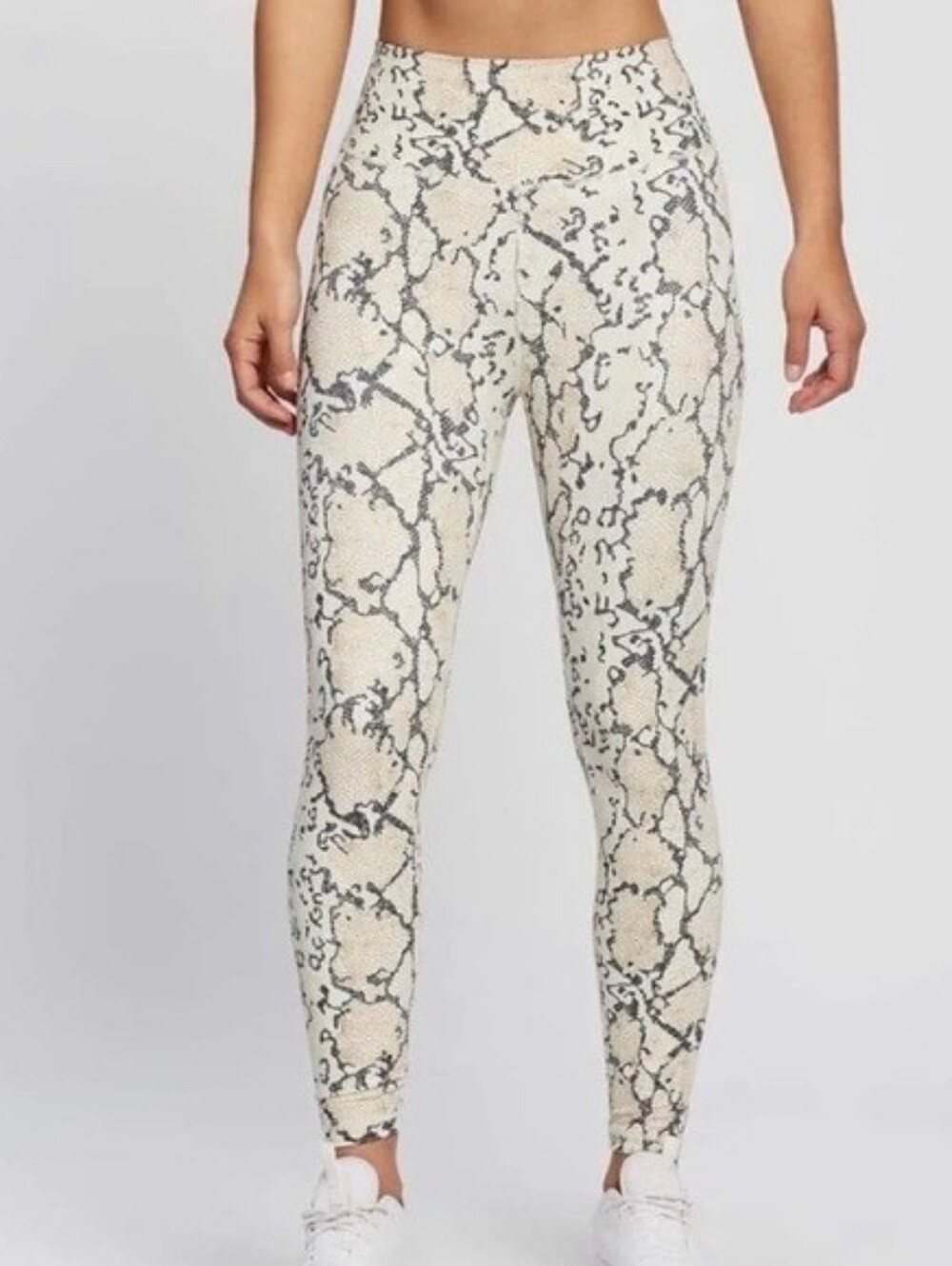 L All Fenix Anthropologie Athletic Python Print Leggings